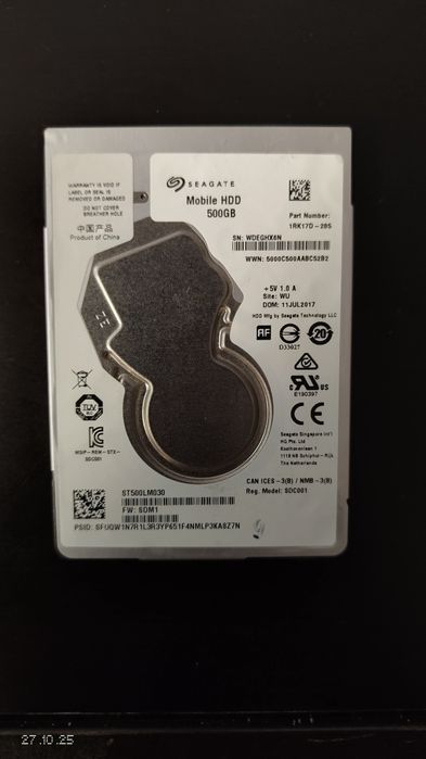 Жоский диск HDD на 500 Гб