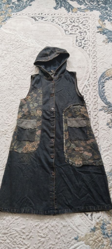 Продам платье джинсовое