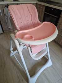 Детско столче за хранене Moni Chocolate, розово
