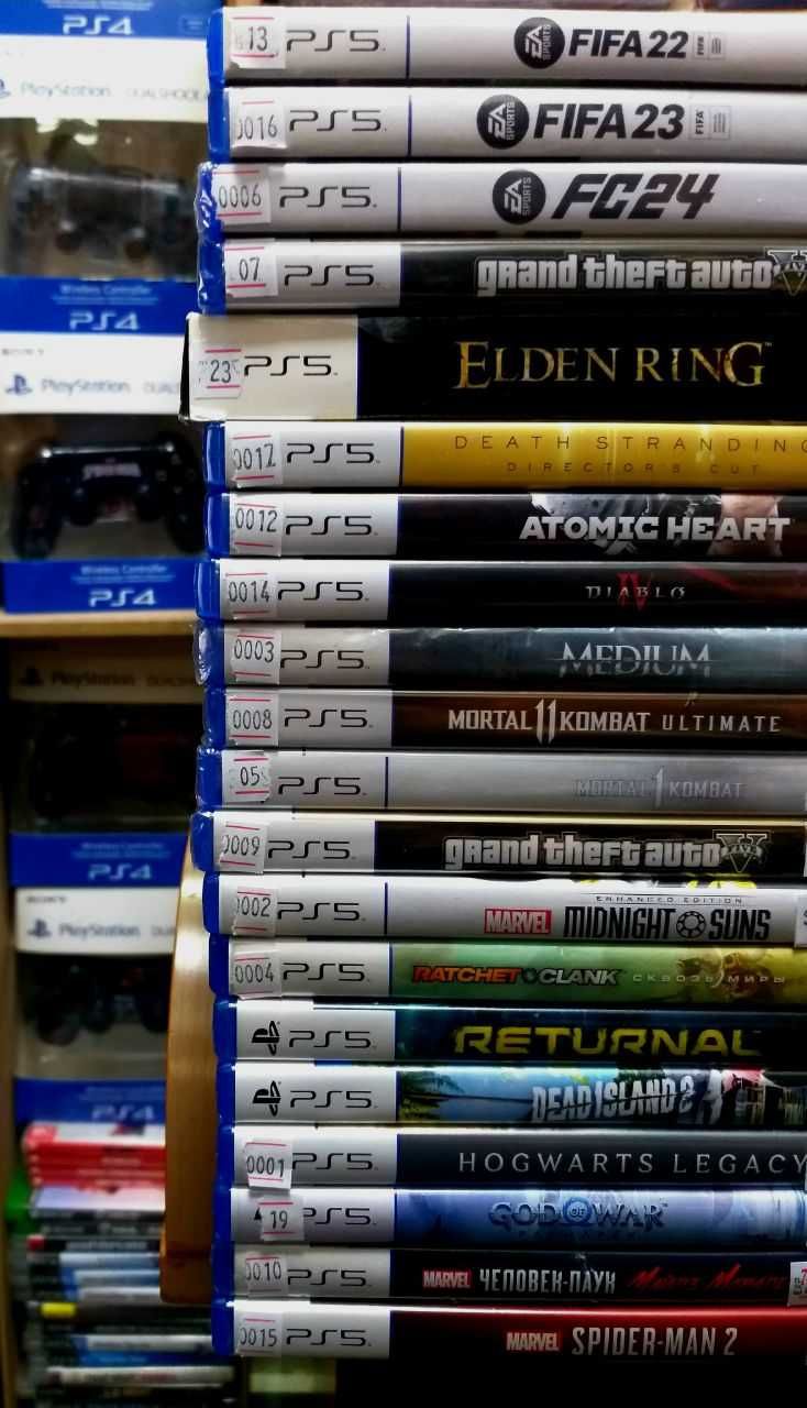 Продается огромный выбор игр на PS4 PS5
