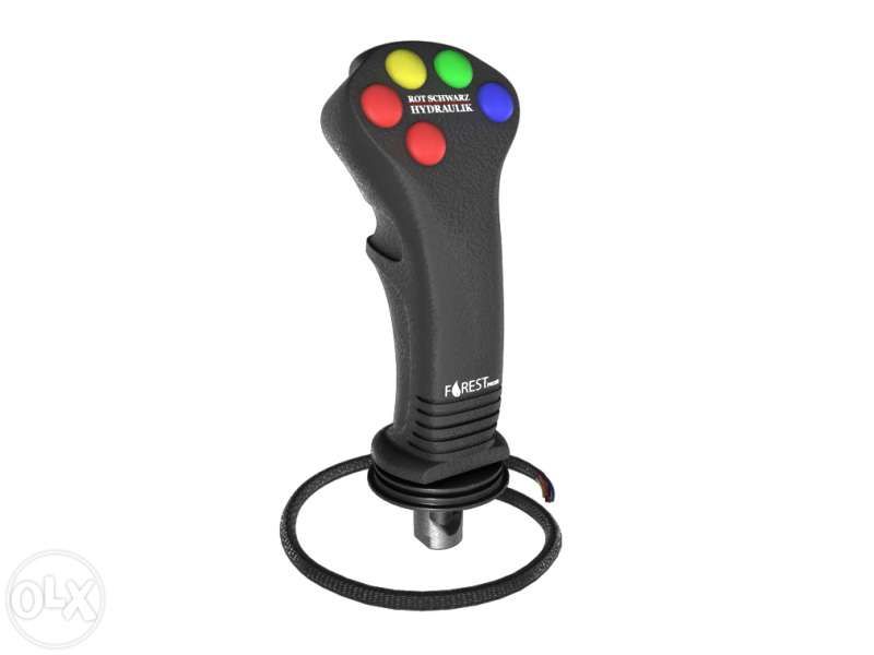 Joystick electromecanic 5 butoane pentru distribuitor hidraulic