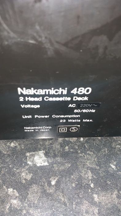 Casetofon nakamichi 480