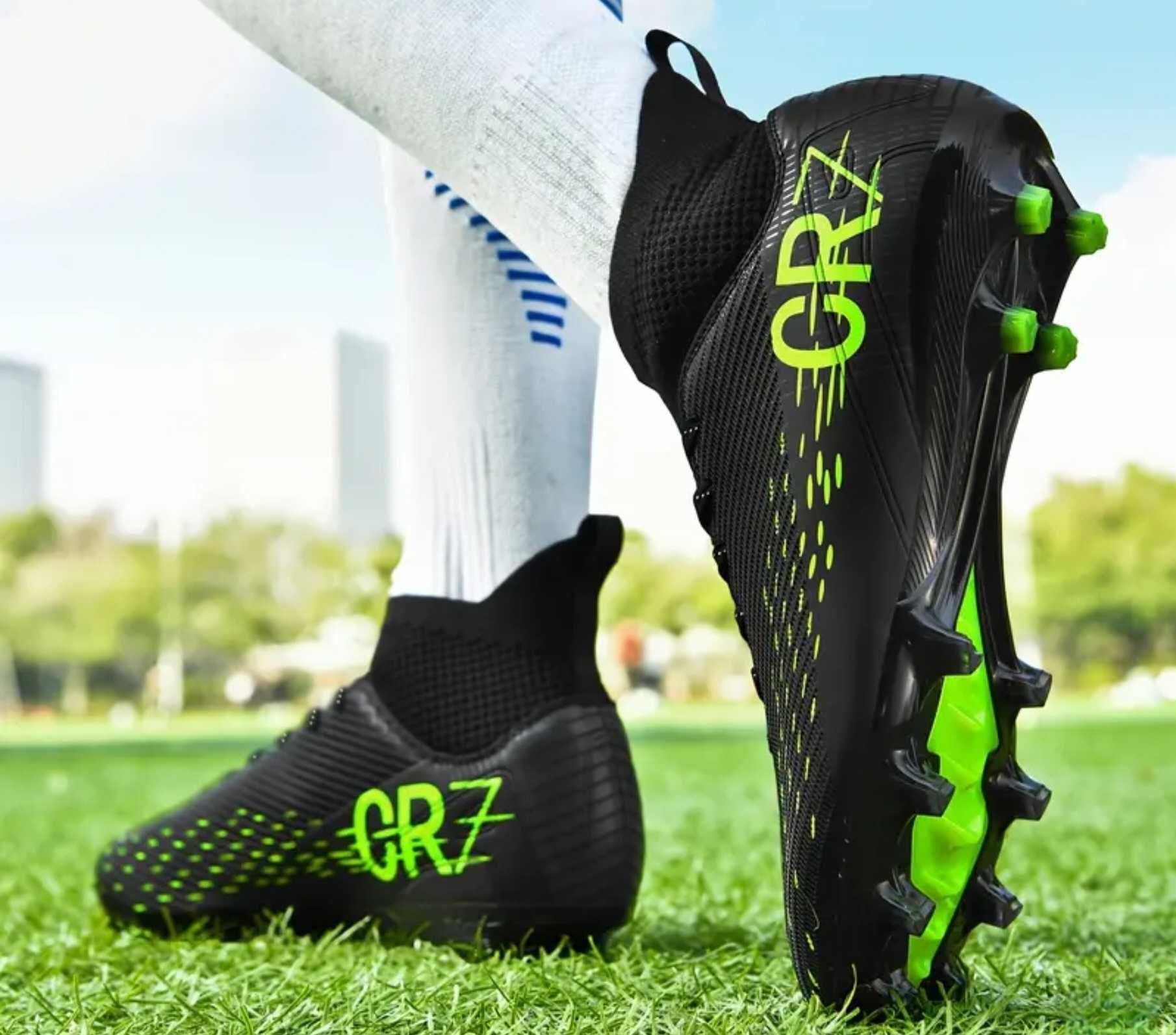 CR7 Детски Футболни бутони Роналдо Жълт Електрик НОВО Калеври 36