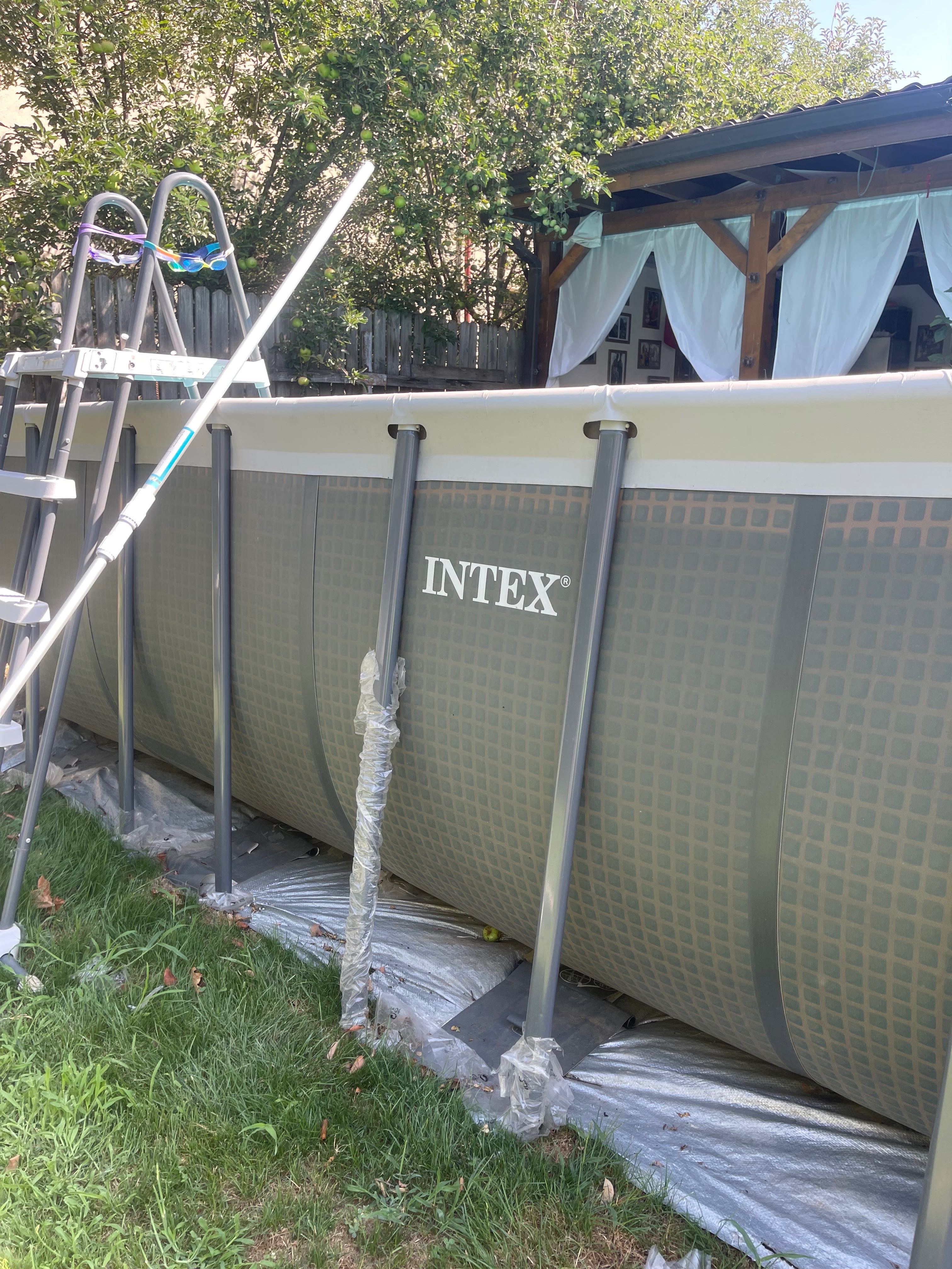 Piscina supraterana intex cu pompa de reciclare
