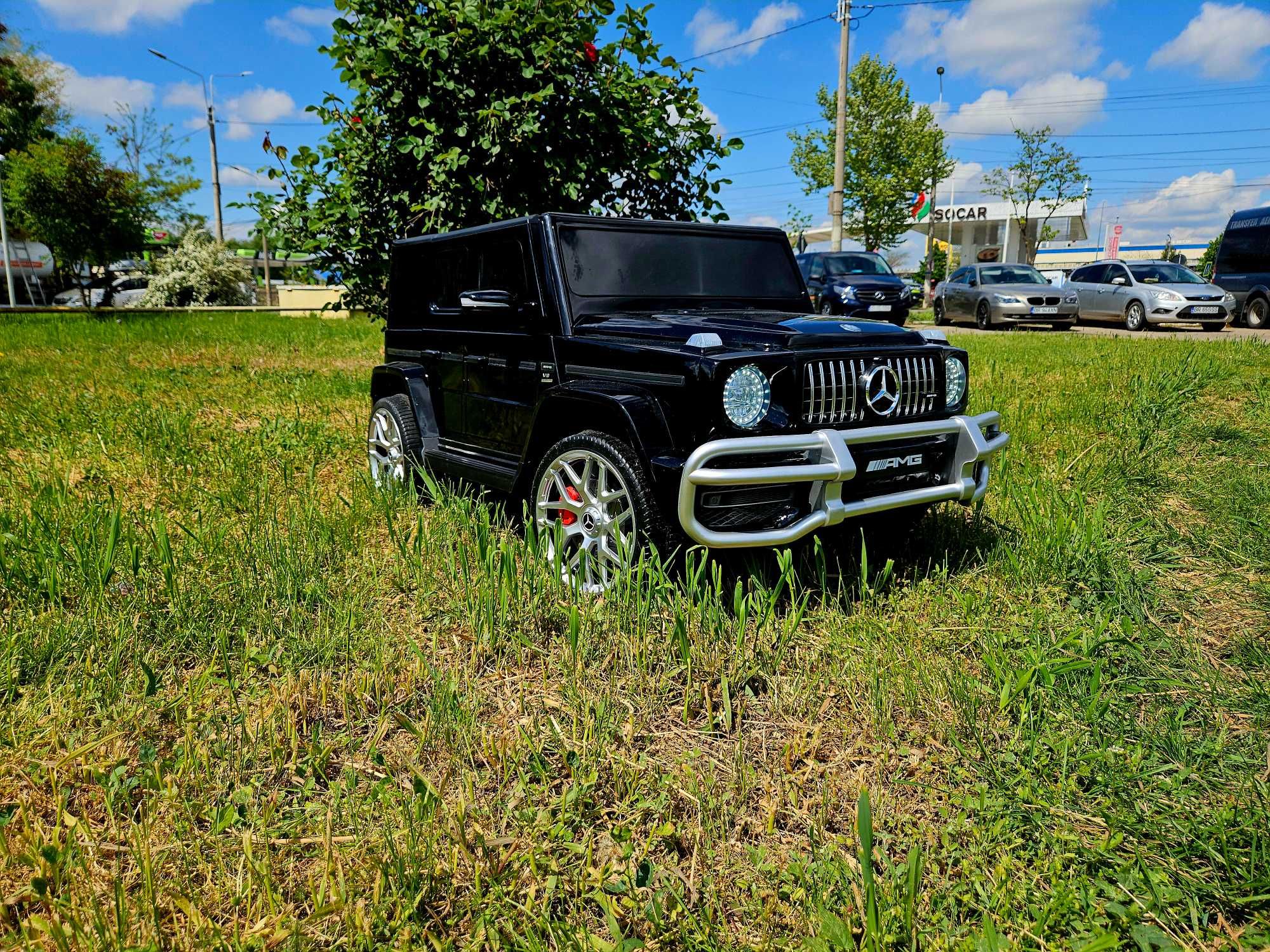 Masinuta Electrica Copii 2-8 Ani Mercedes G63 XXL 2 Loc, 4x4 Roti Moi