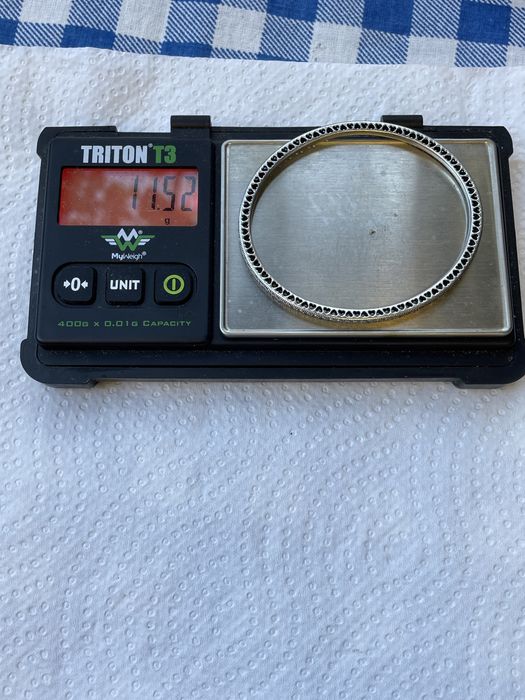 Bratara de argint fixa