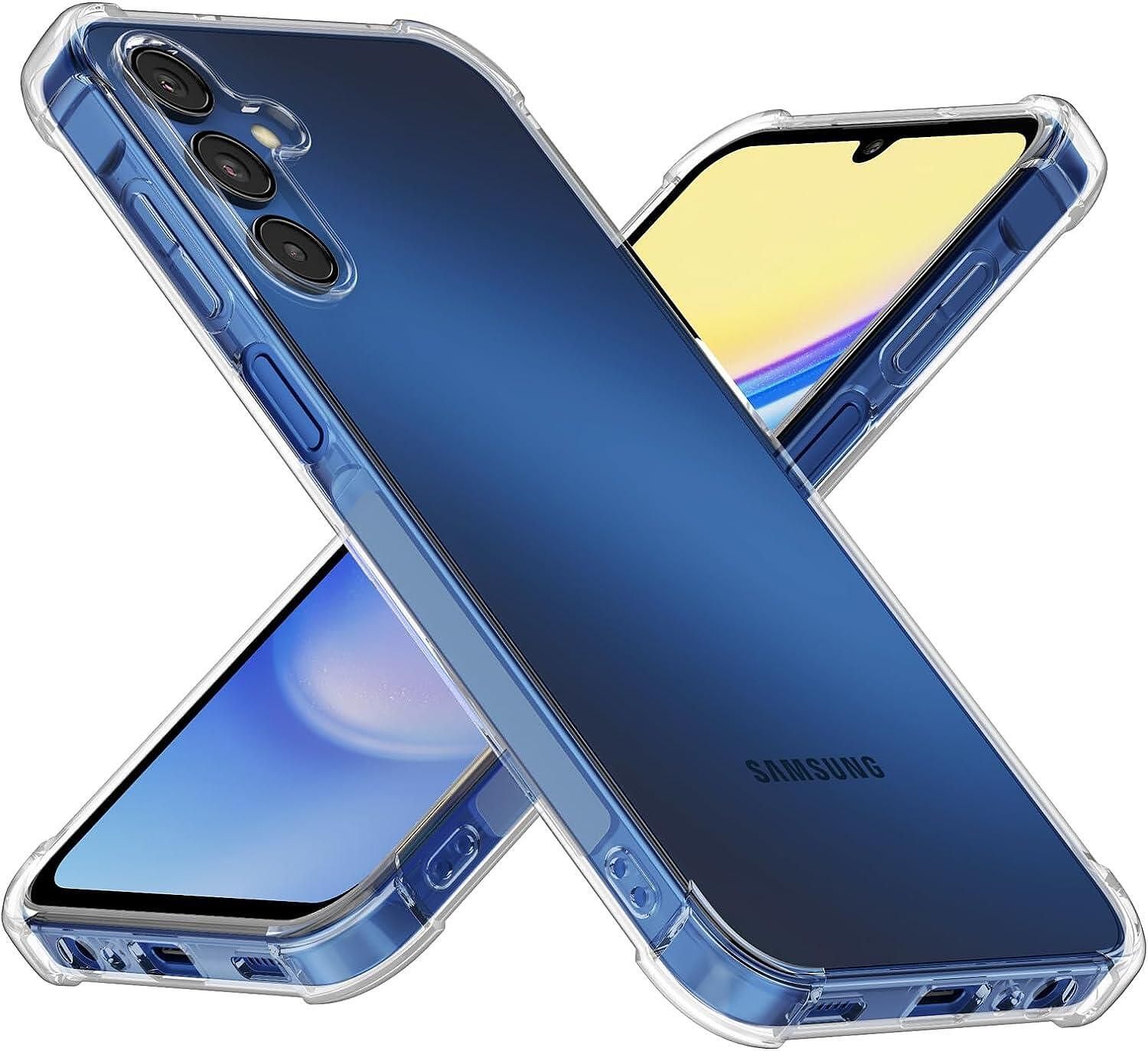 Прозрачен Силиконов Удароустойчив Кейс за Samsung Galaxy A15 A05s A25