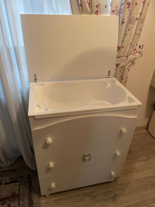 Patut bebelus Mini Molly + comoda cu cadita si saltea (ca noi)
