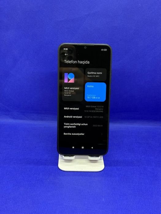 Redmi 9c NFC sotiladi dastavka bor
