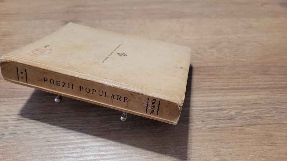 Poezii populare , Vasile Alecsandri carte veche