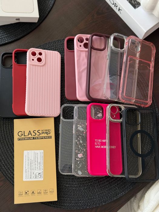 Iphone 13 128GB, Starlight, Нова батерия, Протектори+Калъфи