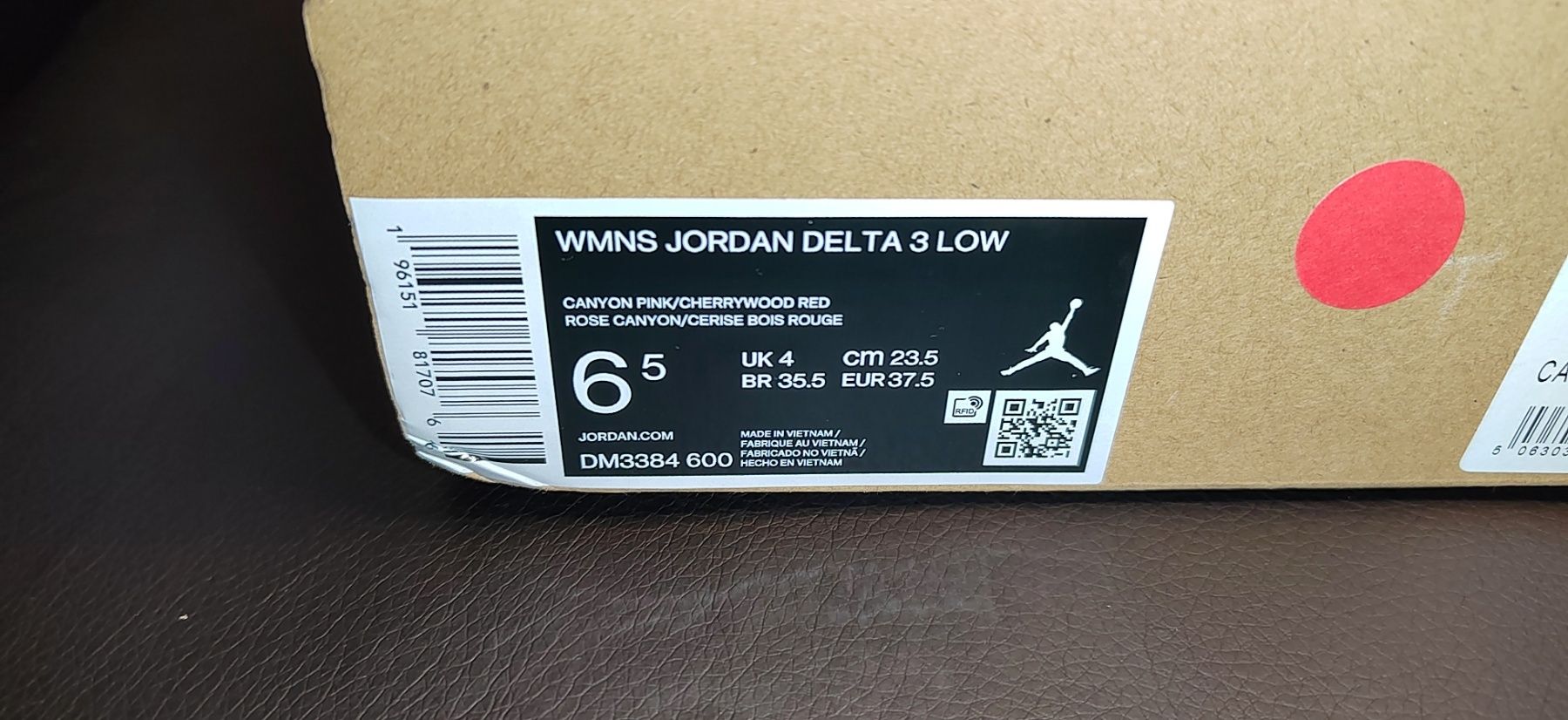 Nike Jordan Delta 3 Low, номер 37,5