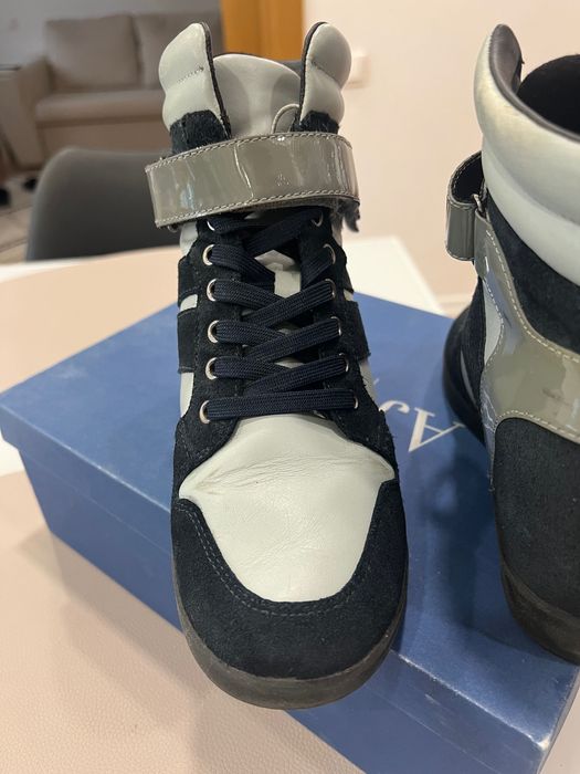 Sneakersi cu platforma Armani Jeans masura 38