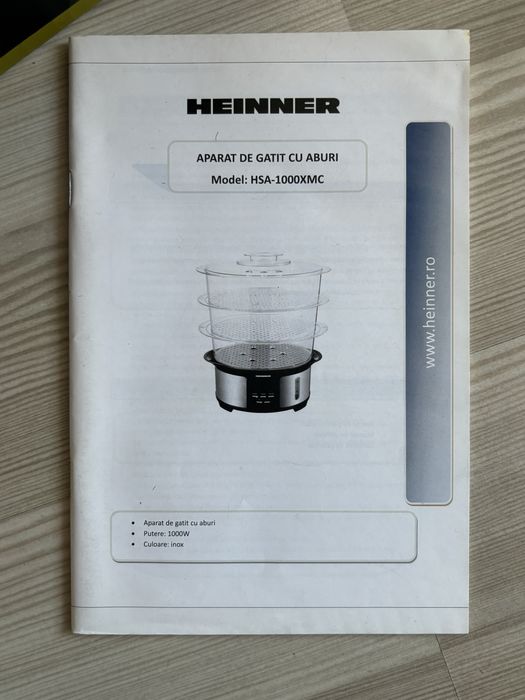 Aparat de gătit cu aburi Heinner Master Collection HSA 1000XMC
