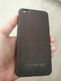Husă Alcantara Iphone 6S plus cu sigla AMG sau simplă