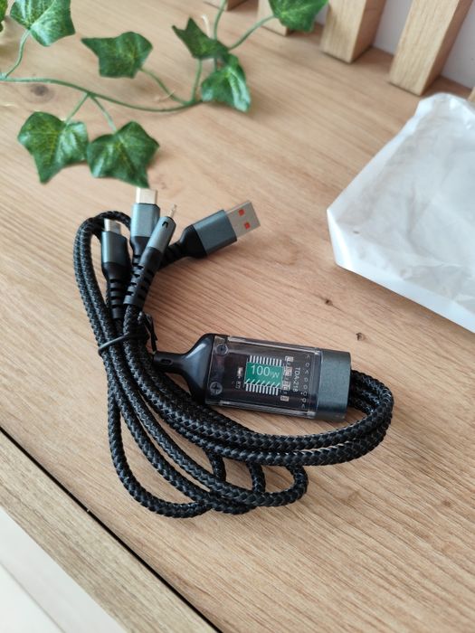 NOU Cablu 1.5m alimentare încărcare toate mufele type c lightning