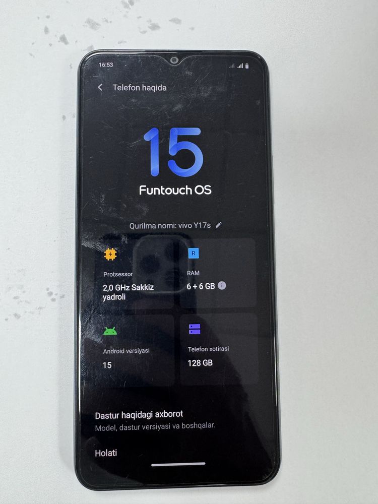 Сотилади VIVO Y17S