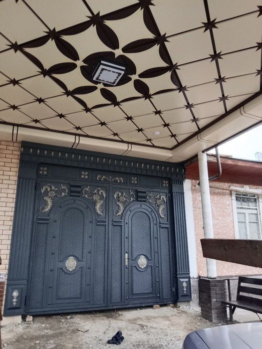 Darvoza temir  rishotka kazirok naves