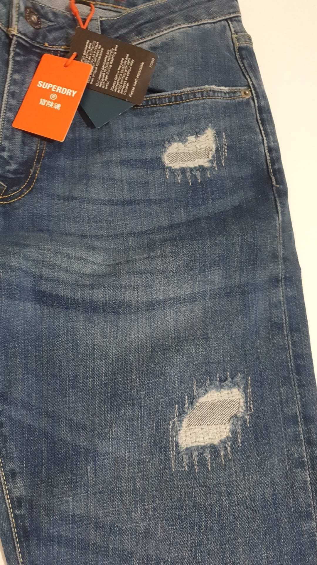 Vand blugi barbat Superdry masura W32/L34 si W34/L34 originali noi