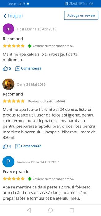 Incalzitor de biberoane philips avent