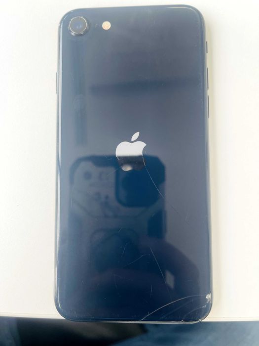 Apple iPhone SE 3, 256GB, 5G, Midnight - 86%, Deblocat