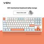 NEW Клавиатура VGN V87 Jelly Orange
