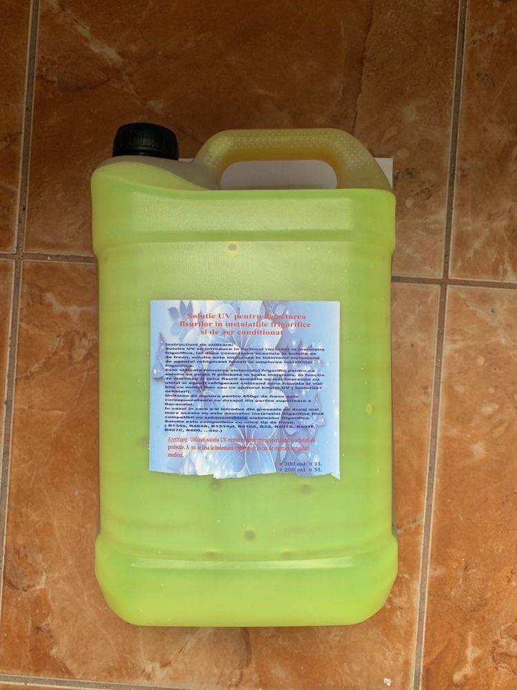 Flacon uv 1000ml solutie substanta contrast freon pentru depistat pori