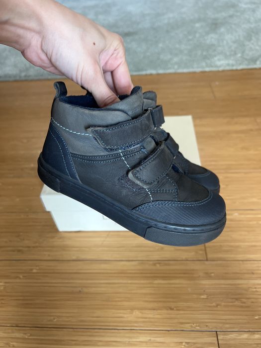 Детски есенни кожени ботуши lasocki 28