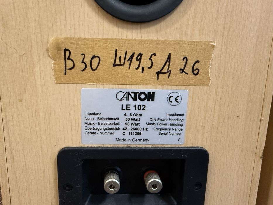 Canton LE-102 Тонколони