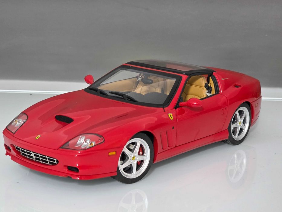Macheta Auto 1/18 Hotwheels Elite Ferrari 575 Super America