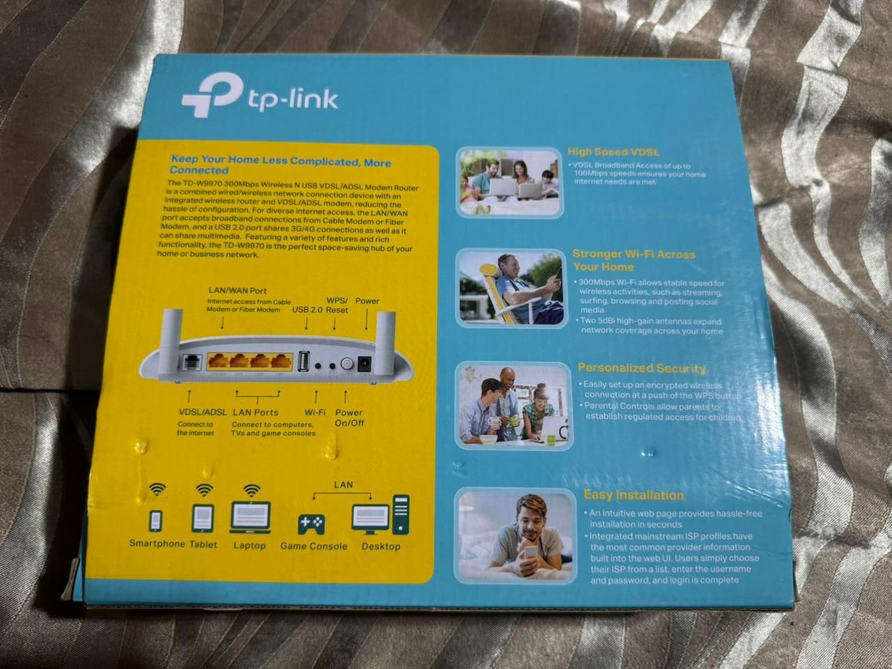 Продам модем новый TP-LINK TD-W9970 с двумя антеннами