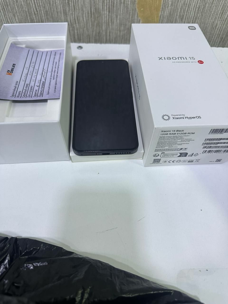 Xiaomi 15 12 /512
12/512 li glabal
1