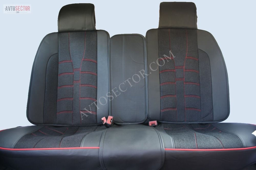 Луксозна вип aвтотапицерия изработена от еко кожа и плат full cover кл