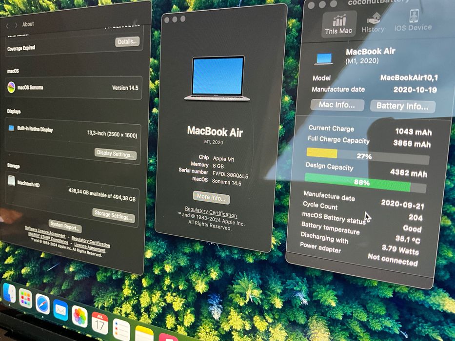 Macbook Air M1 512gb