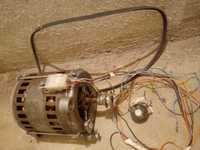 Електродвигател за пералня Indesit-400 об.Бонус-ремък и термодатчик.