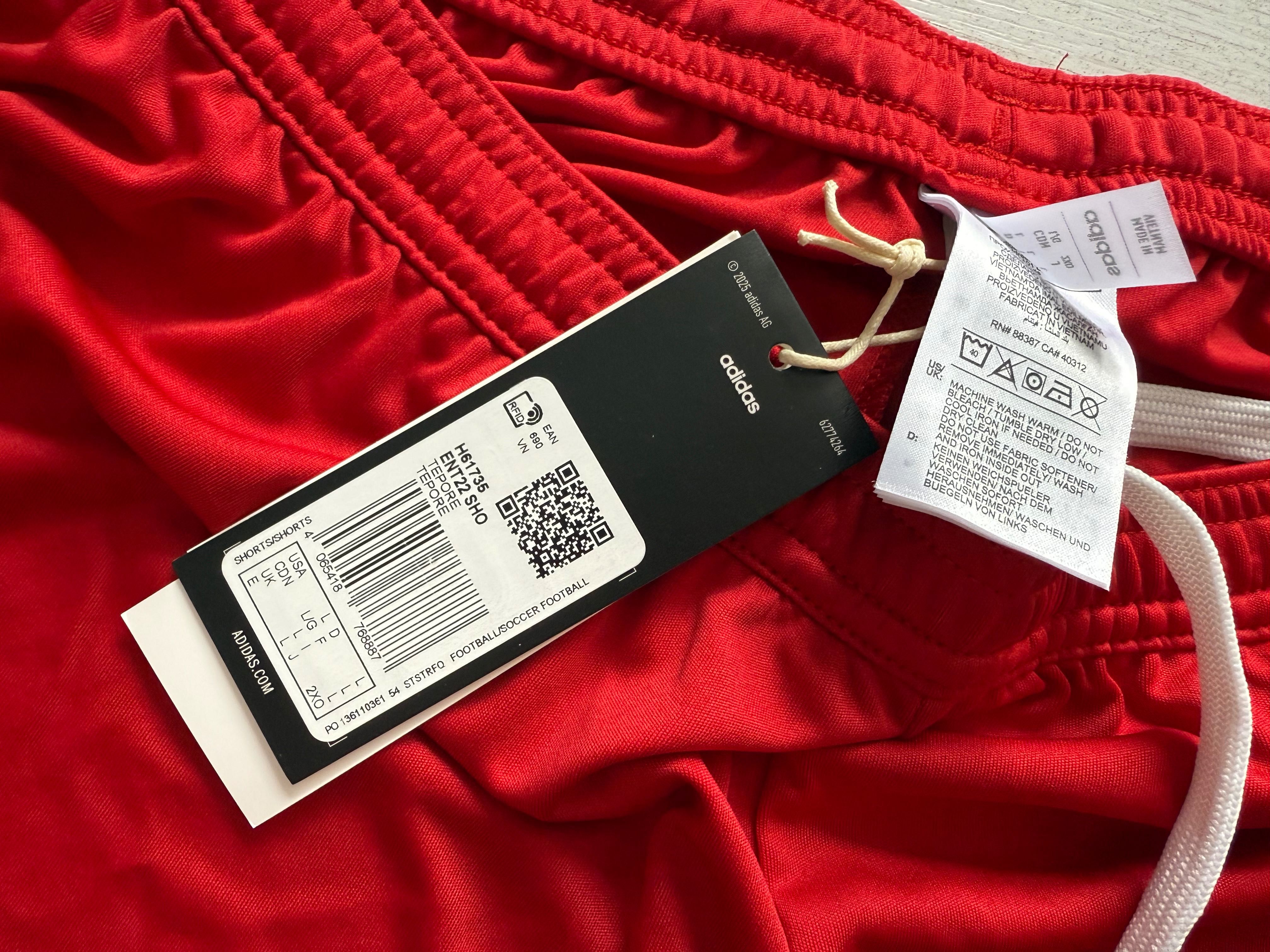 Червени спортни шорти adidas Performance ENTRADA 22