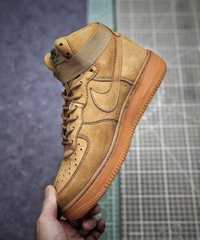 nike air force 1 mid flax