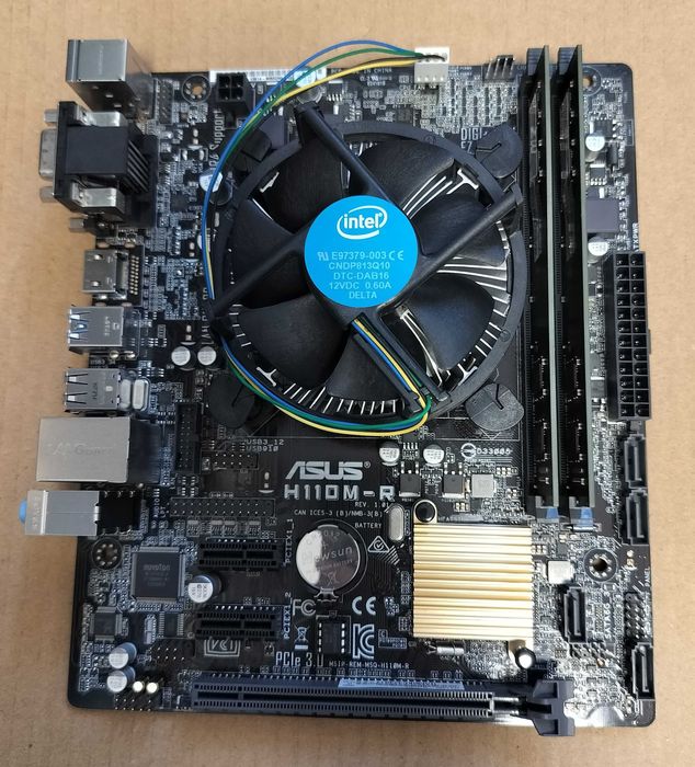 Комплект - Материнская плата Asus+Процессор Core i5 7400, 3.0ГГц+Кулер