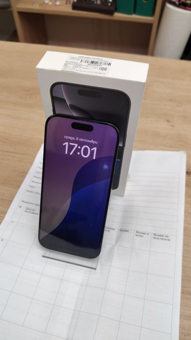 Л! Iphone 16 Pro 128 НОВ 8 цикъла