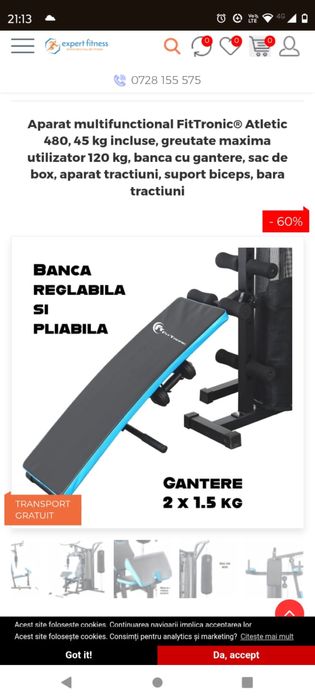 Vand aparat fitness multifunctional