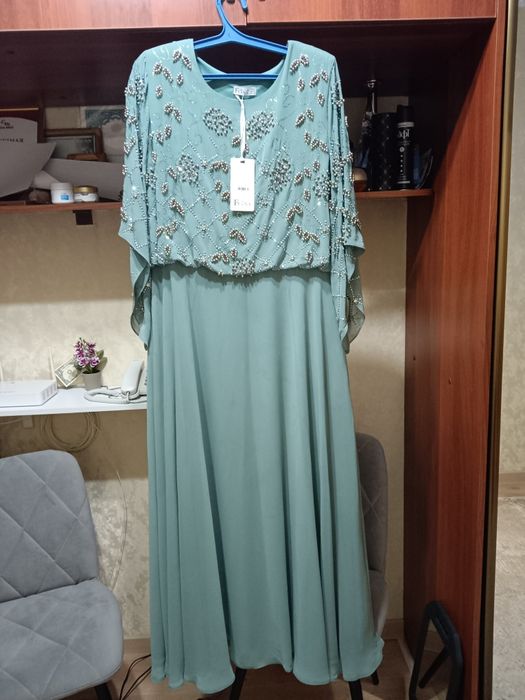 Платье шикарное вечернее новое креп шифон 50, 52 р-р Турция продам