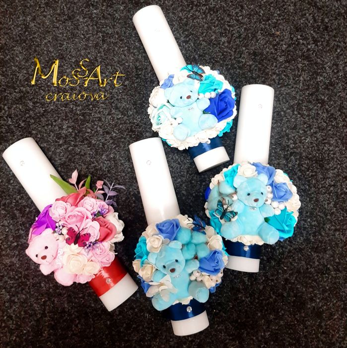 Lumanari personalizate botez