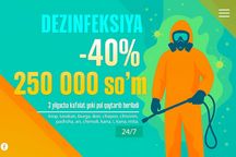3 yil kafolat | 250 000 so'm | Premium Dezinfeksiya | Дезинфекция Y-50