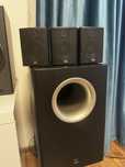 Subwoofer activ Canton AS 10 + 3 sateliți Canton MX – Made in Germany