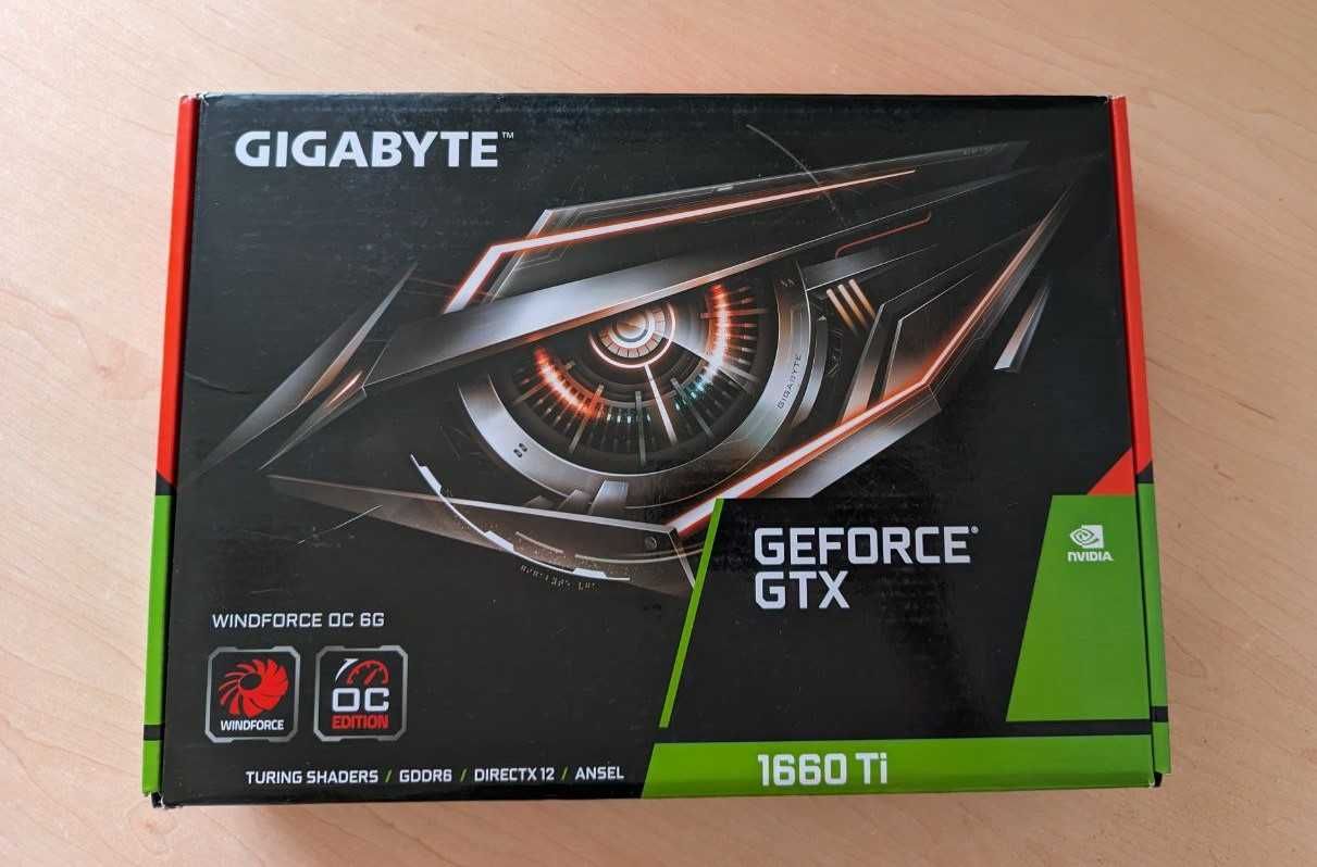 Видеокарта GPU Gigabyte Nvidia GeForce GTX 1660ti