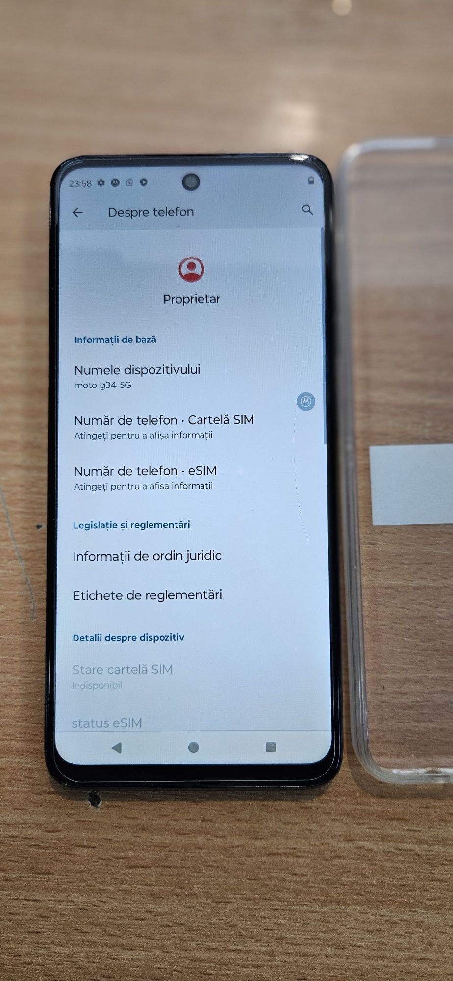 Motorola G34 5G impecabil Negru
