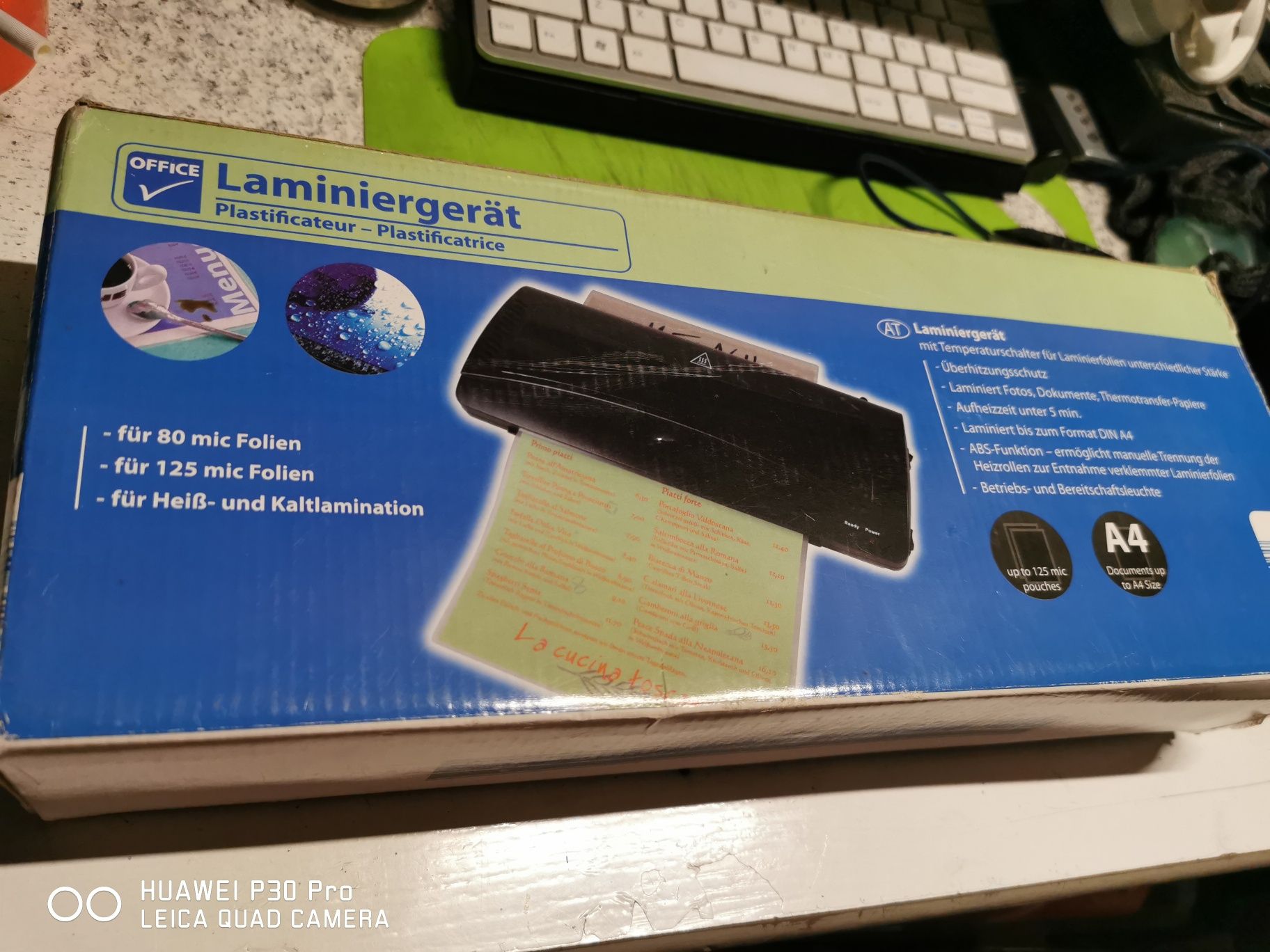 Laminator documente + folii pt laminat