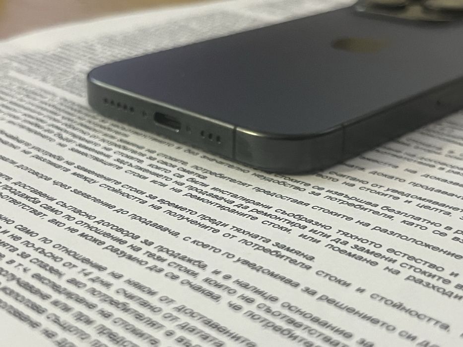 Бартер iPhone 15 Pro 128гб черен 22 месеца гаранция