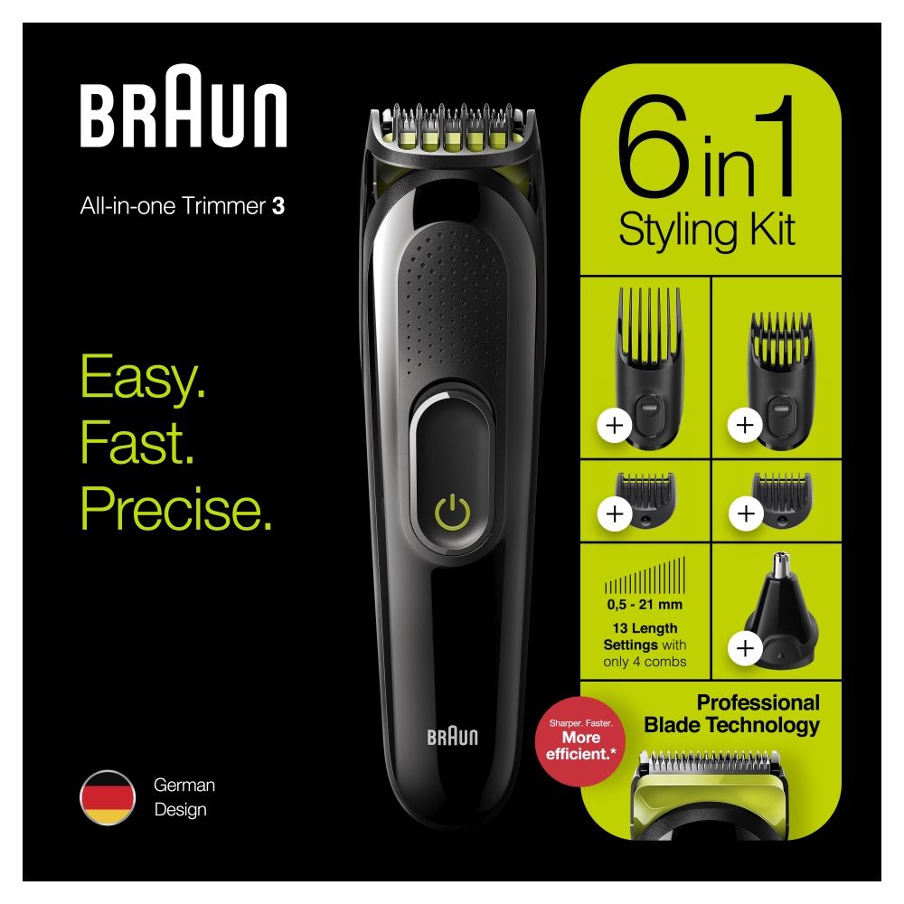 Триммер универсальный Braun MGK3221, 6-в-1