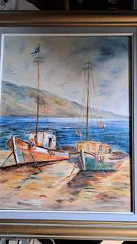 Маслена картина от гръцки художник